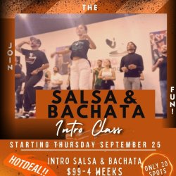 $99 INTRO SALSA & BACHATA DEAL