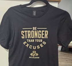 Black Stronger Than Excuses (tee)
