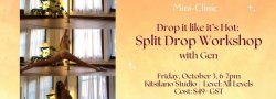 Mini Clinic: Splits Drop with Gen
