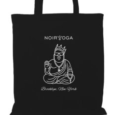 East Meets West Black Tote Bag