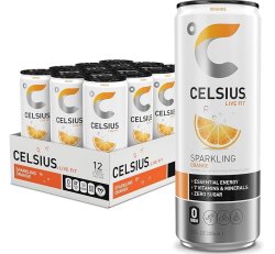 Celsius Sparkling Orange (12oz)