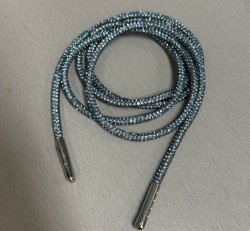 Hoodie String - Blue Rhinestone