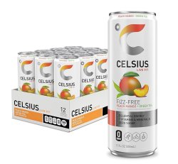 Celsius Peach Mango Green Tea (12oz)