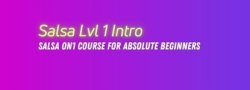 Mon Salsa Lvl 1 Intro Course starts Nov 10