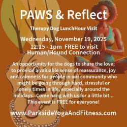 PAWS & Reflect, FREE COMMUNITY GATHERING