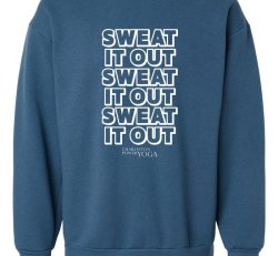 Sweat It Out Crewneck - Arctic Blue - XS
