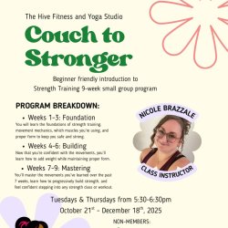 Couch to Stronger - MEMBERS Only Rate