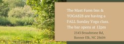 MAST FARM INN SUNDAY YOGA