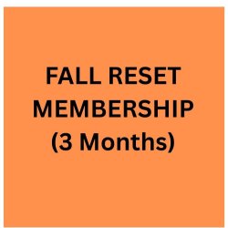Fall Reset Membership- 50% off First Month Unlimited