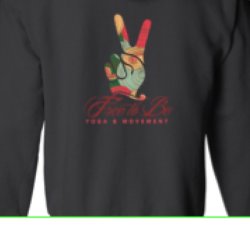 Exclusive Hoodie Sweatshirt - Large Logo Front -Free to Be Yoga & Movement