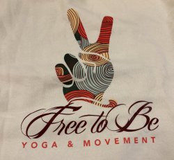 Exclusive Hoodie Sweatshirt - Large Logo Front -Free to Be Yoga & Movement