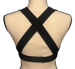 Mono B Split Front Overlay Adjustable Bra