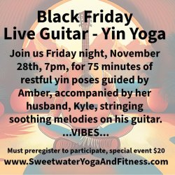 Live Guitar Yin Yoga Special Event