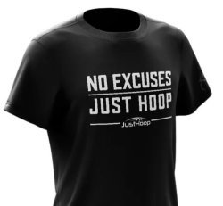 JustHoop "No Excuses" Performance T-Shirt