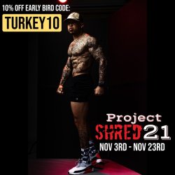 Project SHRED 21 | 7AM and 5PM + Unlimited Bootcamp Classes