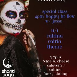 11/1 Happy Hour Catrina Theme Wine & Cheese Celebration