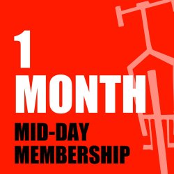 MIDDAY RIDE - 30 Min Lunch Ride Monthly Membership