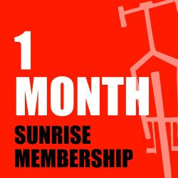 SUNRISE 6AM RIDE - 45 Min 6AM Ride Monthly Membership