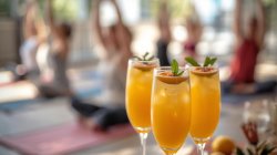 Yoga & Mimosas
