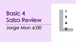 Salsa - Basic 4 Salsa Review - Mon @ 6:00 LEADS