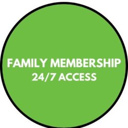 Family Membership -  24/7 Access