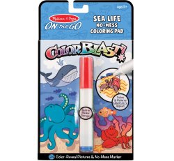 On The Go ColorBlast No-Mess Coloring Pad - Sea Life