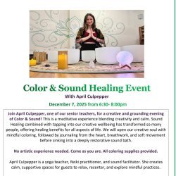Color & Sound Healing Event
