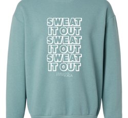 Sweat It Out Crewneck - Sea Blue - XLarge