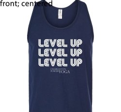 Men's Navy Level Up Muscle Tank - XL
