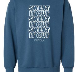 Sweat It Out Crewneck - Arctic Blue - Large