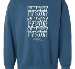 Sweat It Out Crewneck - Arctic Blue - Small