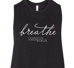 Women's Breathe Crop Tank - Medium - Black