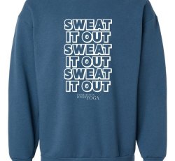 Sweat It Out Crewneck - Arctic Blue - XL
