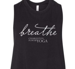 Women's Breathe Crop Tank - Large - Black