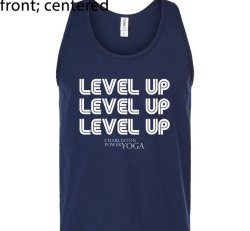 Men's Navy Level Up Muscle Tank - XS