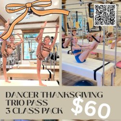 Dancer Thanksgiving Trio Pass