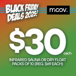 Black Friday Infrared Sauna OR Dry Float 10 Pack $30 Each