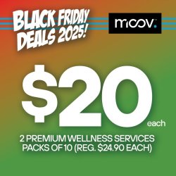 Black Friday $20 Choice of 2 Wellness Services 10 Pack