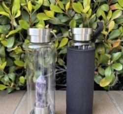 Crystal Water Bottle Infuser For Healing