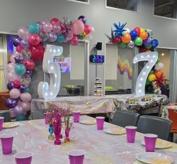 Life Size Light Up Age Numbers