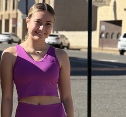 PL-LONGLINE BRA DARK MAGENTA