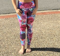 PL-SIGNATURE LEGGING ROSE PRINT