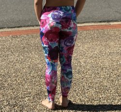 PL-SIGNATURE LEGGING ROSE PRINT
