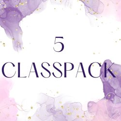 5 Class Pack $110