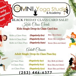 BLACK FRIDAY SALE! -Adult 20 Class Card