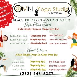 BLACK FRIDAY SALE! Kids & Teens 20 Class Card