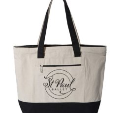 Zippered Tote Bag