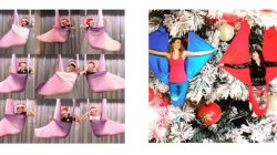 Aerial Yoga Workshop-ChritmasTheme