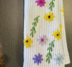 The Wildflower Grip Sock