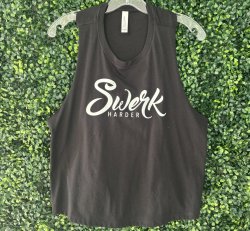 Swerk Harder Crop Tank (Black)